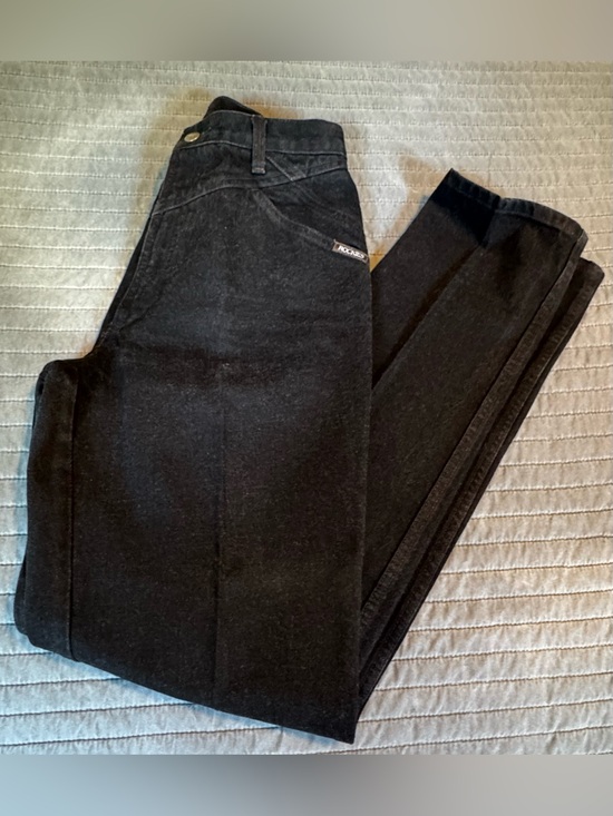 Rockies Denim - Vintage ROCKIES- Rocky Mountain black bare back high rise western jean 32/34